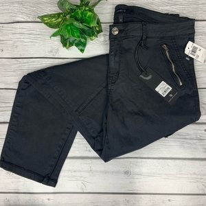 Numero Dark Grey Zip/Side Pocket Skinny Mid Rise Jean